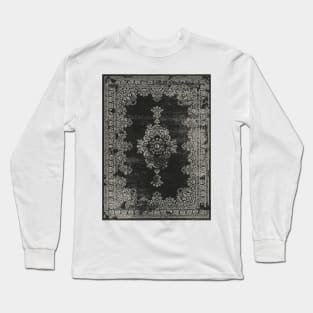 Black and white antique carpet Long Sleeve T-Shirt